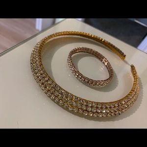 Matching choker and bracelet